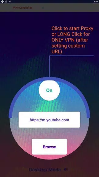 Free VPN/Proxy Browser for YouTube/etc - South VPN Screenshot3