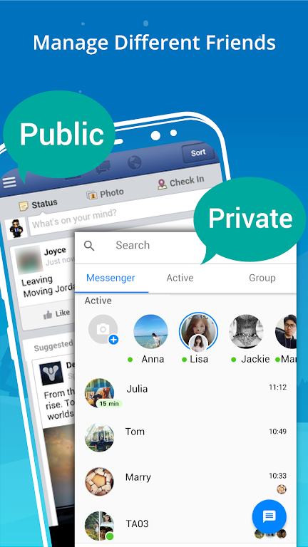 Dual Messenger - Multiple Accounts & Parallel App Screenshot1