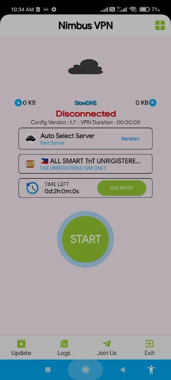 Nimbus VPN Screenshot1