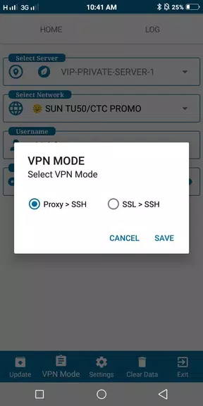 Thirdy SSH+SSL VPN Screenshot3