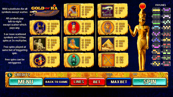 Gold Of RA - Slot Machine Screenshot3