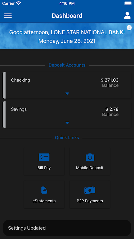 LSNB Mobile Banking Screenshot3