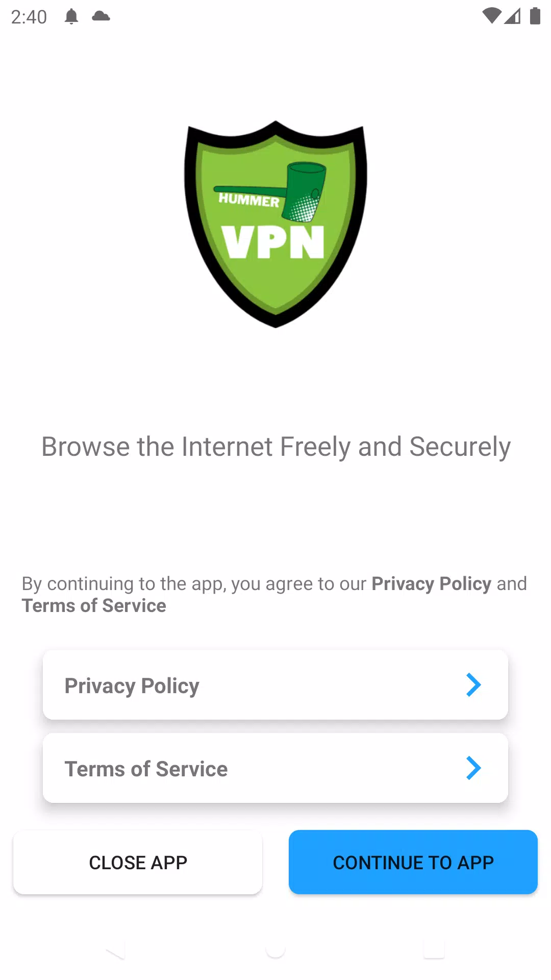 Hummer VPN Screenshot3