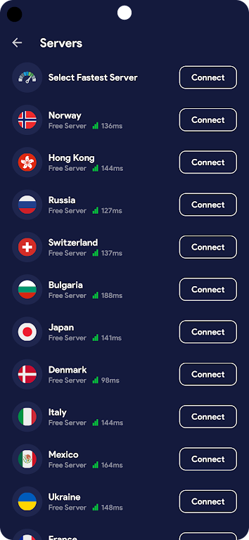 Gulf VPN - Privacy and Freedom Screenshot2