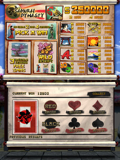 Samurai Dynasty Slot Machine Screenshot3