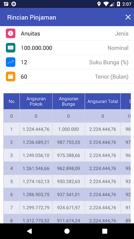 Kalkulator Bank Screenshot2