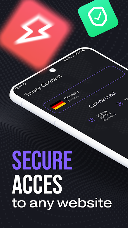 Trusty Connect - Secure VPN Screenshot1