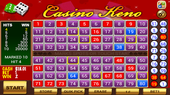 Casino Keno-Video Casino Play Screenshot2