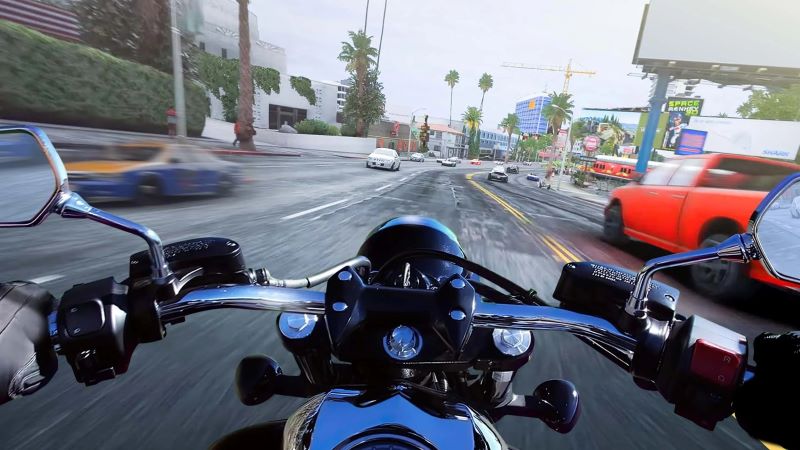 Traffic Moto Bike Rider City Screenshot2