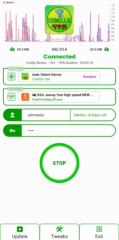 Comilla vpn Screenshot3