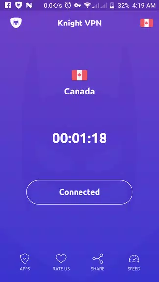 Knight VPN - Fast VPN, Free VPN, Unlimited VPN Screenshot1