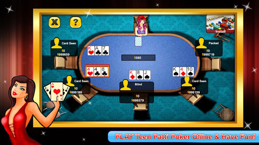 Teen Patti poker offline Screenshot1