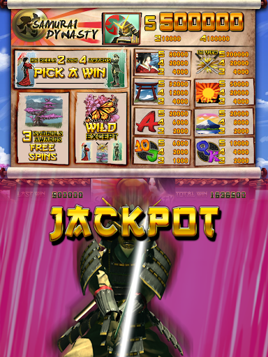 Samurai Dynasty Slot Machine Screenshot1