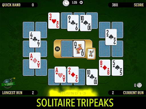 Towers Battle: Tripeaks or Pyramid Solitaire Screenshot1