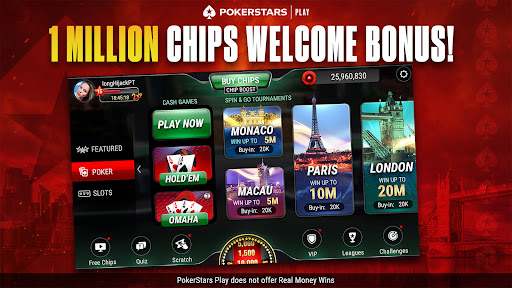 PokerStars Play: Free Texas Holdem Poker Game Screenshot4