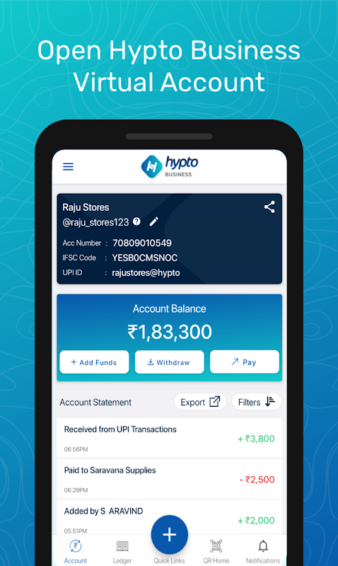 Hypto Business: Instant accounting & banking app Screenshot4