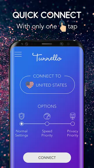 Tunnello VPN - Unblock Internet & Protect Privacy Screenshot1