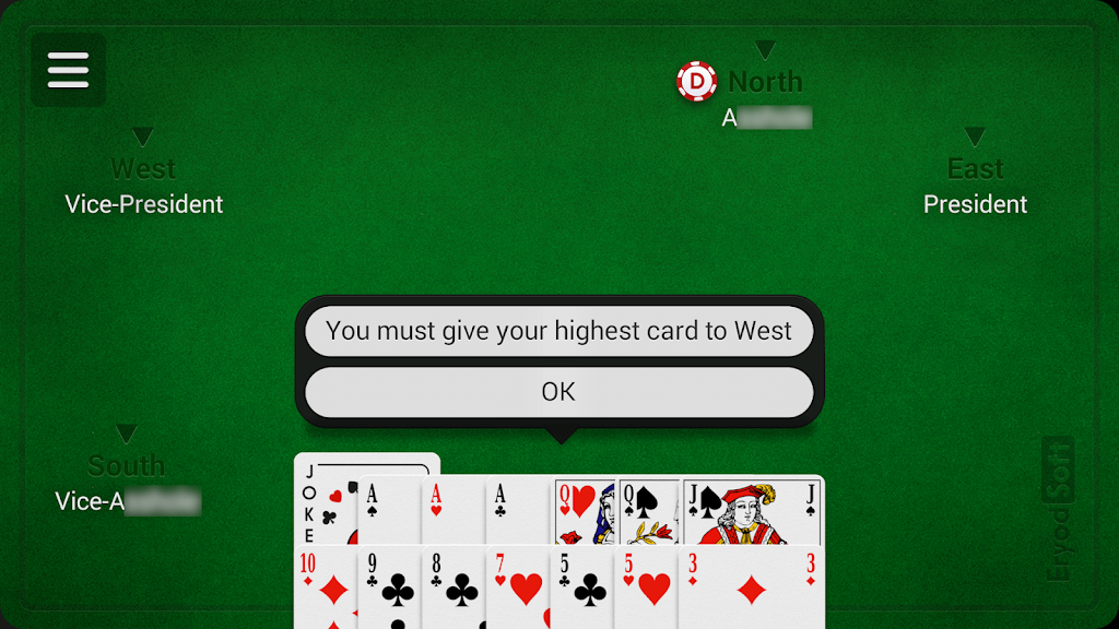 President - Card Game - Free Screenshot3