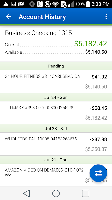 HEBFCU Mobile Banking Screenshot2