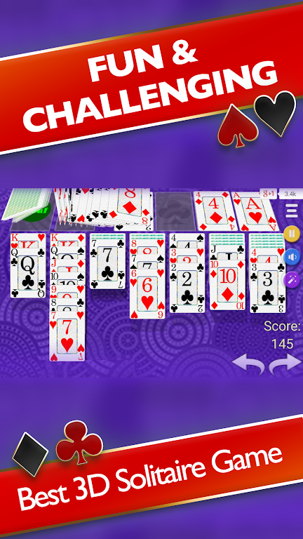 Solitaire 3D - Solitaire Game Screenshot3