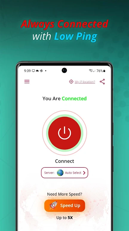 Fast and Free VPN : فیلتر شکن پرسرعت قوی : OX VPN Screenshot3