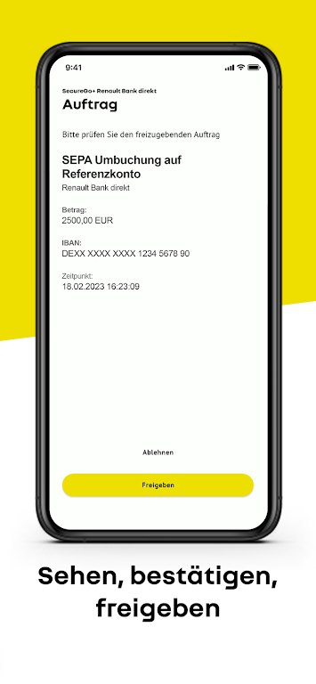 SecureGo+ Renault Bank direkt Screenshot4