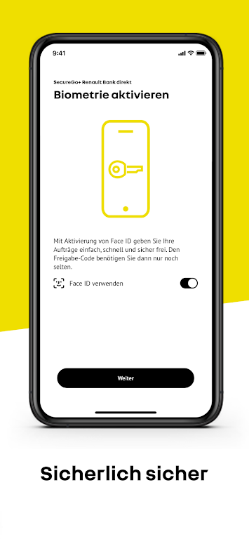SecureGo+ Renault Bank direkt Screenshot2