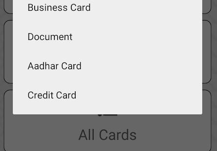 Credit Card Scanner Screenshot1