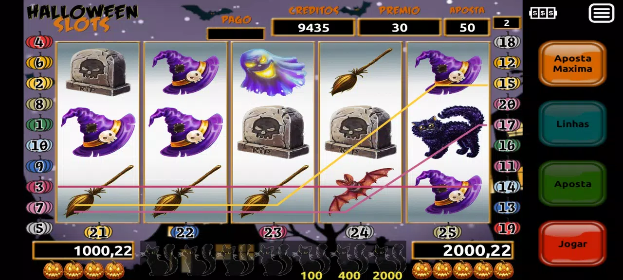 Halloween Slot Machine Screenshot1