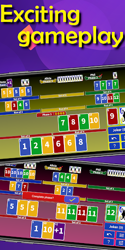 Phase Rummy 2: card game with 10 phases Screenshot3