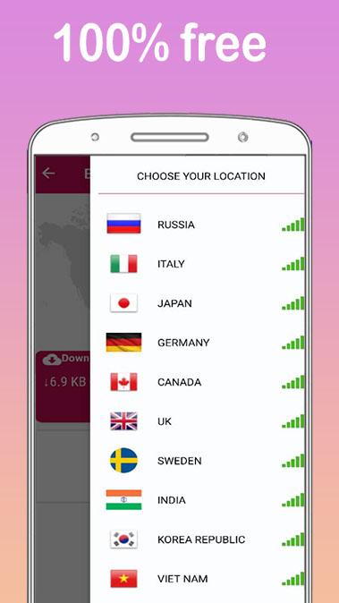 Free VPN  - The Top VPN for Android Screenshot3