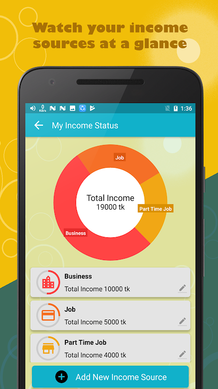 টাকা - আয় ব্যয় হিসাব, Taka Income Expense Manager Screenshot2