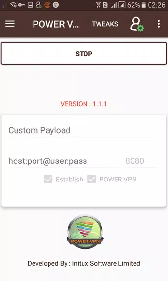 POWER VPN DNC Screenshot2