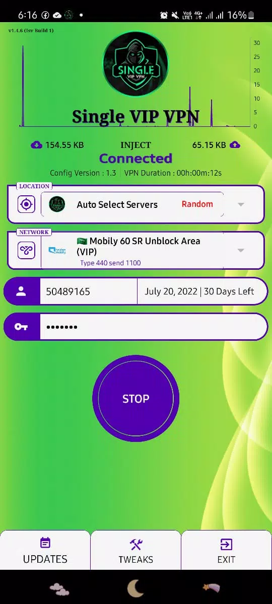 Single Vip Vpn Screenshot3