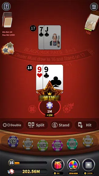 Blackjack 21 offline games Screenshot4