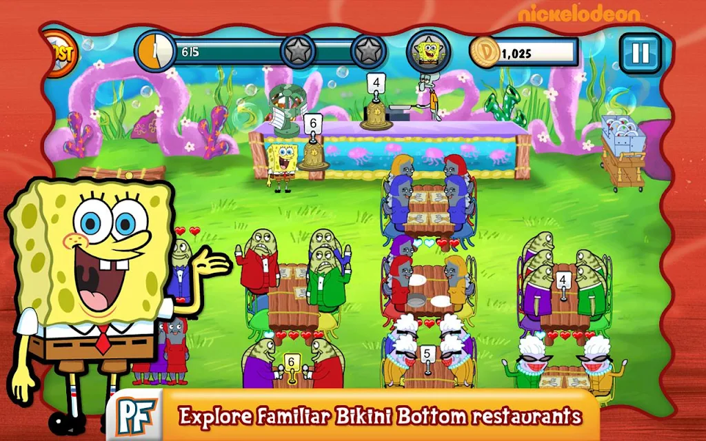 SpongeBob Diner Dash Screenshot1