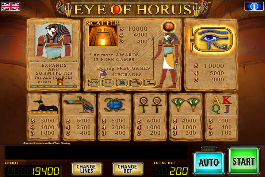 Eye of Horus BB Screenshot4