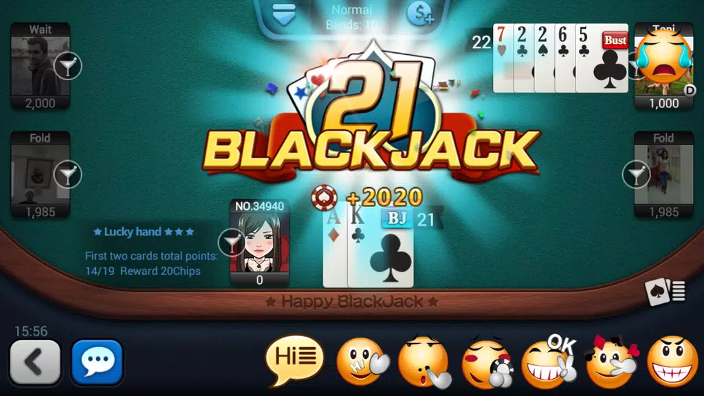 Happy BlackJack Screenshot3