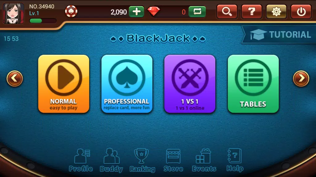 Happy BlackJack Screenshot1