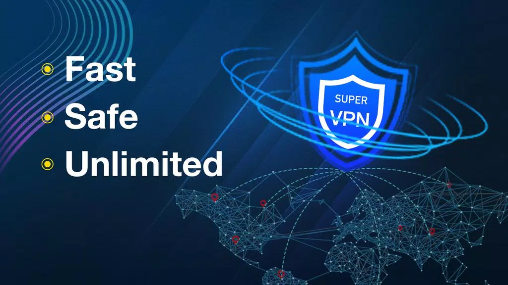 SuperVPN 2020: Secure, Unlimited VPN & WI-Fi Proxy Screenshot1