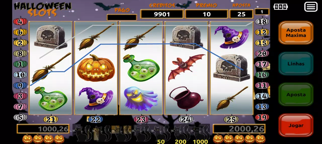 Halloween Slot Machine Screenshot2