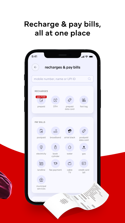 Airtel Thanks: Recharge & Bank Screenshot2