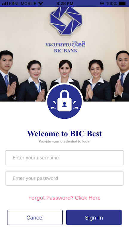 BIC Bank Screenshot1