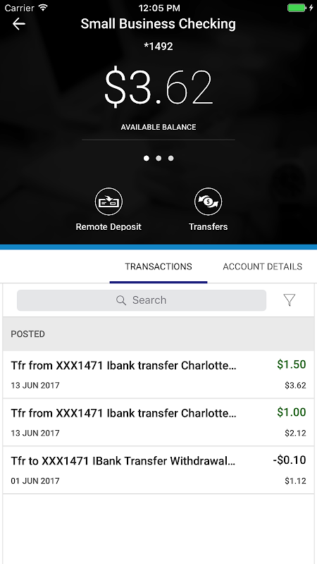 Charlotte State Bank & Trust Mobile Screenshot1