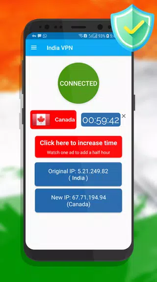 India VPN - Unlimited , Free Screenshot2