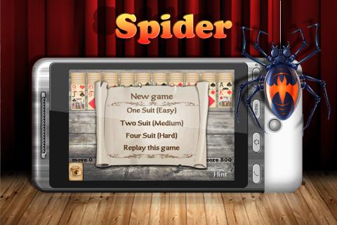 Spider Solitaire Free Screenshot1