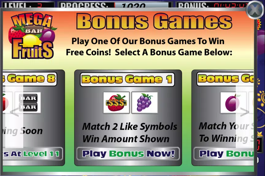 Mega Fruits Slot Machine Screenshot2