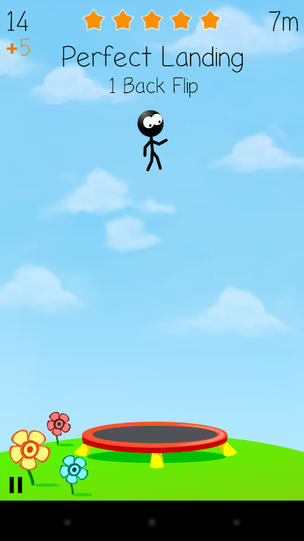 Trampoline Man (Stickman Game) Mod Screenshot2