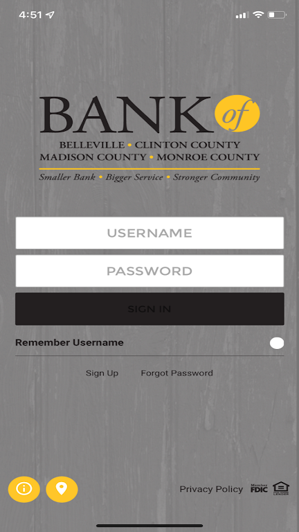 Bank of Belleville Screenshot1