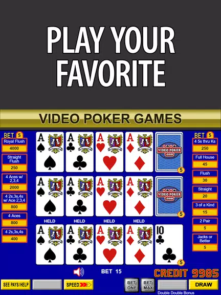 VideoPoker.com - Video Poker Screenshot1